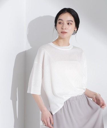 オーロララメシアースムースニットTシャツ