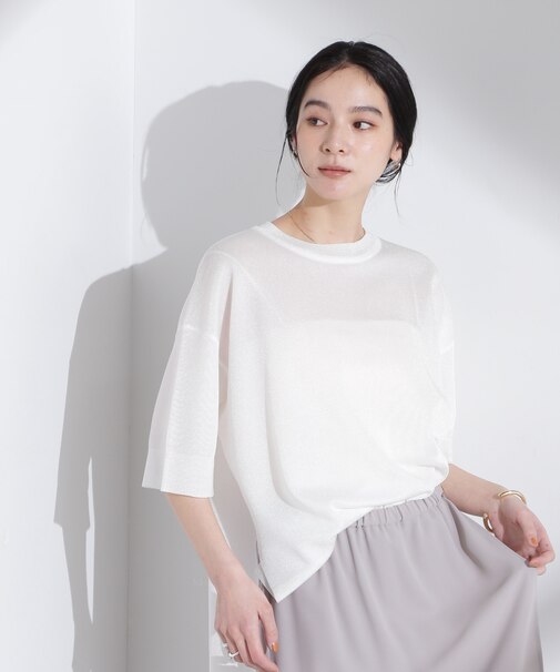 オーロララメシアースムースニットTシャツ