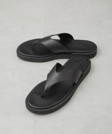 PADRONE THE STANDARD LINE/別注 THONG SANDAL / トングレザーサンダル