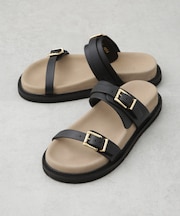 CAMINANDO／DOUBLE BUCKLE SANDALS