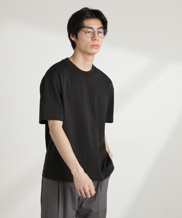 ダブルスムースクルーネックBIGTシャツ 半袖