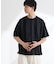 ストライプジャガードTシャツ 半袖