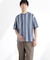 ストライプジャガードTシャツ 半袖