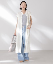Anti Smell Linen フレンチスリーブワンピース