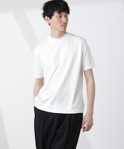 [FORMAL JERSEY]モックネックカットソー半袖