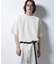 スポンディッシュ メッシュ クルーネックニットTEE