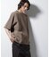 スポンディッシュ メッシュ クルーネックニットTEE