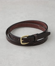 TORY LEATHER/3/4 Repeated Stitch Belt