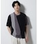 デザイン切替クルーネックTシャツ 半袖