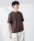パネルボーダーTシャツ 半袖