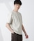 パネルボーダーTシャツ 半袖