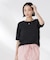 カットサッカークルーネックTシャツ