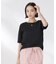 カットサッカークルーネックTシャツ