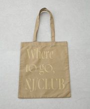 「NJ／CLUB」 グラフィックロゴトートバッグ