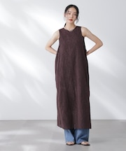 made in india カットワークジャカードワンピース(セットアップ可)