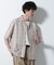 Fabric by INDIA オールドライクマドラスチェックシャツ 半袖