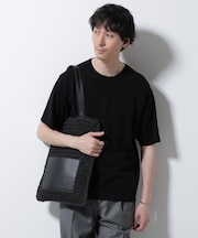 シルキータッチニットTシャツ 半袖