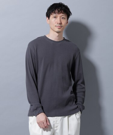 アンチスメルワッフルTシャツ 長袖