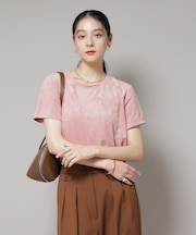 フェイクスエードTシャツ