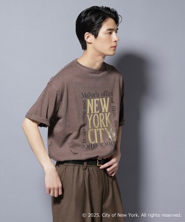別注GOOD ROCK SPEED NYC 箔プリントTシャツ