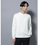 「FORMAL JERSEY」モックネックカットソー長袖