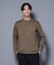 「FORMAL JERSEY」モックネックカットソー長袖