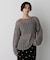 「STEVELOUR」シャイニーレースニットトップス