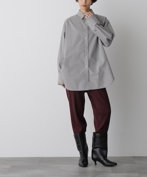 「STEVELOUR」裾リブニットパンツ
