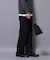 「N TROUSERS PREMIUM」RENU(R)洗えるサキソニーストレートパンツ