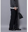 「N TROUSERS PREMIUM」RENU(R)洗えるサキソニーストレートパンツ