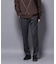 「N TROUSERS PREMIUM」RENU(R)ウール混洗えるサキソニーパンツ(セットアップ可)