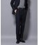 「N TROUSERS PREMIUM」RENU(R)ウール混洗えるサキソニーパンツ(セットアップ可)
