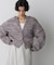 「STEVELOUR」ミックスカラー2WAYスナップニット