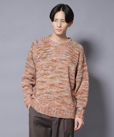 ｢COFIL｣ PAVONE HOLIDAY メランジクルーネックニット