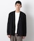 「FORMAL JERSEY」ノーカラーカーディガン