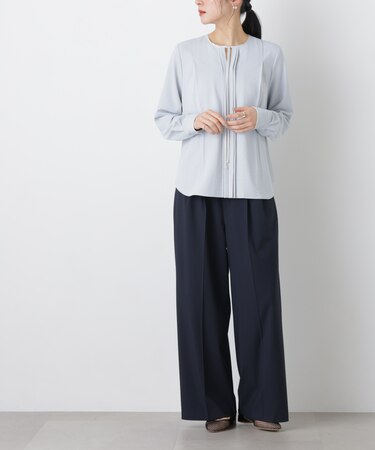 トロストレッチ2タックワイドパンツ(セットアップ可)