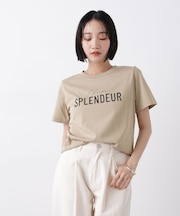 接触冷感&紫外線防止機能 ロゴプリントTシャツ