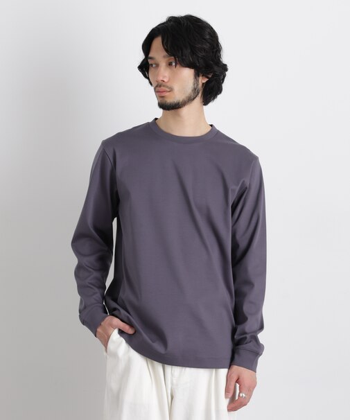 アンチスメルクルーネックTシャツ 長袖