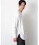 ミニワッフルクルーネックTシャツ 長袖