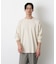 ミニワッフルクルーネックTシャツ 長袖