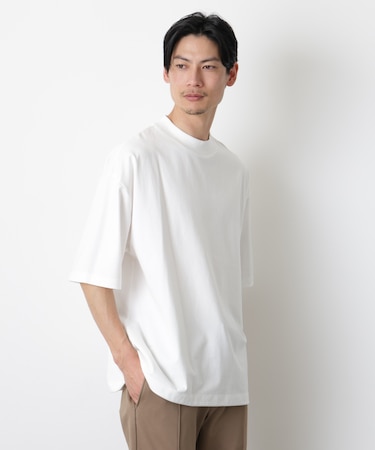 ソラーロワイドモックネックTシャツ
