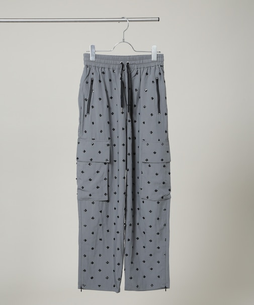 BAUM UND PFERDGARTEN/Viscose with Sequins パンツ(セットアップ可)