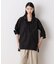 「STEVELOUR」コットンレースアップチュニックシャツ