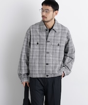 「FRENCH LINEN」リネンコットンシャツブルゾン