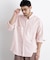 「FRENCH LINEN」リネンコットンスタンドシャツ