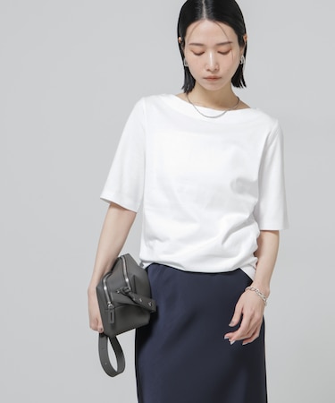 Anti Soaked(R) 汗染み防止ボートネックTシャツ