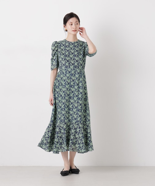 troisieme chaco/別注 CUT JACQUARD ワンピース