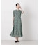 troisieme chaco／別注 CUT JACQUARD ワンピース