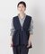 troisieme chaco／別注 PUFFY JACQUARD ジレ
