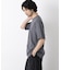 リンクスジャガードスリーブTシャツ